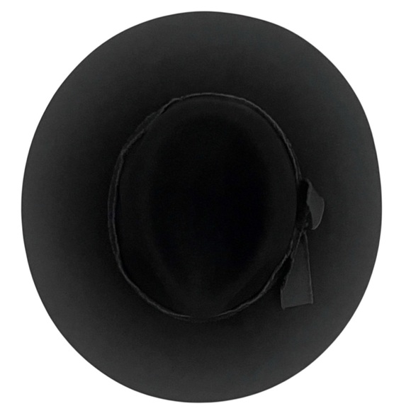 Prairie Boho Cottagecore Western 100% Wool Rancher Hat New Olive Pique Kaia Blk main image 5